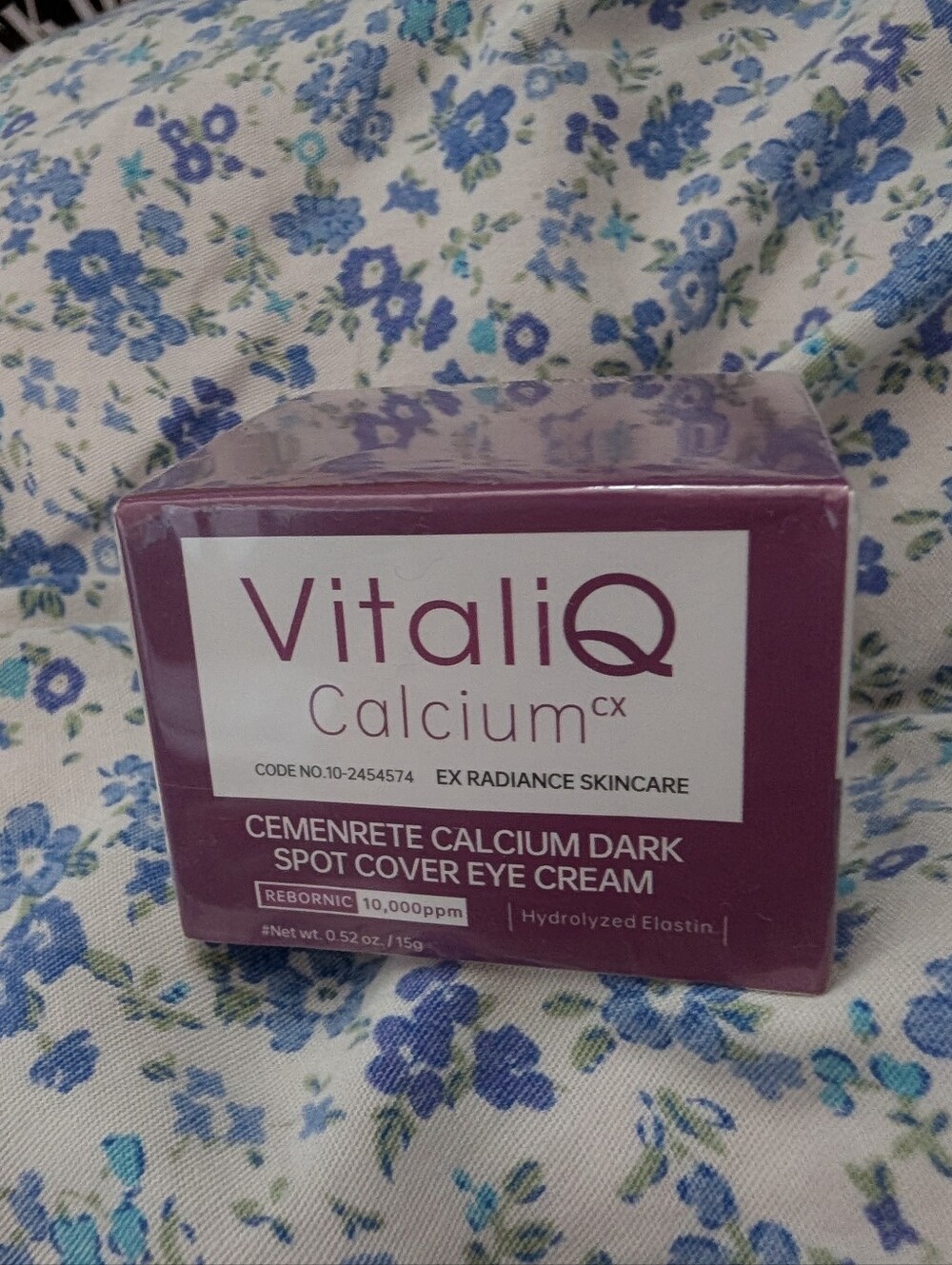VitaliQ Calcium Dark Spot Cover Eye Cream NEW